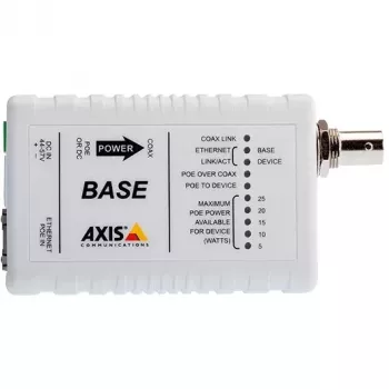 Convertitore di media – RJ45 – BNC – Ethernet su coassiale – PoE+ – unità base