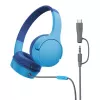 Cuffie on-ear Belkin SoundForm Mini con filo 3,5 mm USB-C blu
