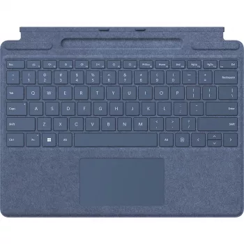 Tastiera Microsoft Surface Pro DE/AT QWERTZ tedesca blu touchpad
