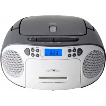 Boombox CD portatile Reflexion RCR2260, bianco/grigio