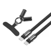 Cavo 2in1 USB-C 1 m nero