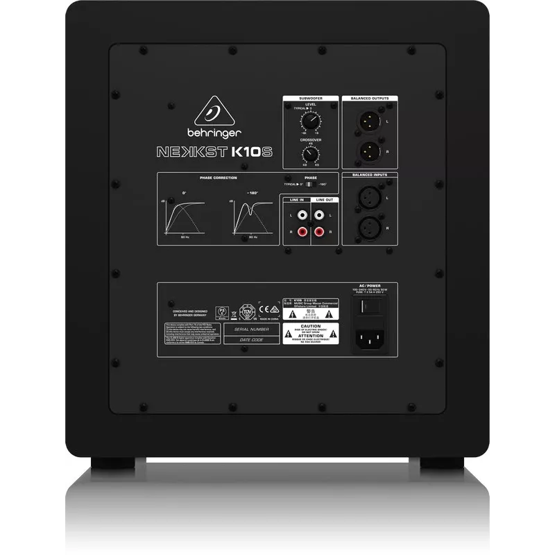 Behringer K10S nero subwoofer attivo