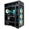 InWin Modfree Deluxe Big-Tower Vetro temperato - nero