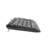 Tastiera NATEC TROUT SLIM USB, layout US, nero