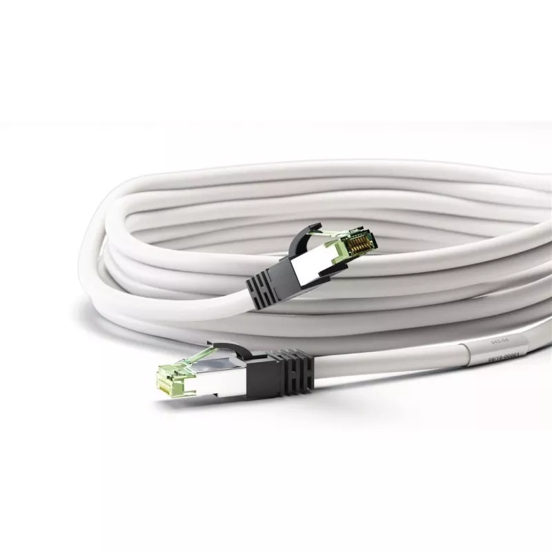 Wentronic 55127 - 5 m - Cat8.1 - S/FTP (S-STP) - RJ-45 - RJ-45 - bianco