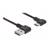Cavo USB DeLOCK EASY-USB 2.0 Type-A maschio a Type-C maschio 0,5 m nero