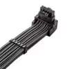 Cavo di collegamento CableMod C-Series Pro variante A 90° 16-pin a 4×8-pin PCIe carbonio