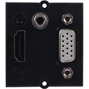 Bachmann 917.226 – 0,2 m – HDMI – VGA – jack 3,5 mm – HDMI – VGA – jack 3,5 mm – connettore maschio – connettore femmina – nero