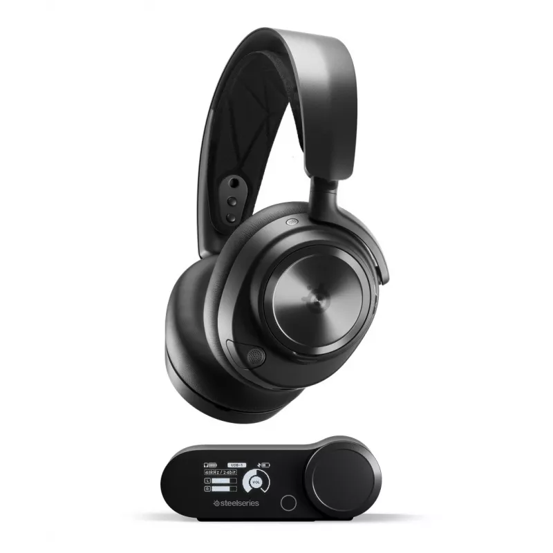 Steelseries Arctis Nova Pro Wireless Headset archetto gaming Bluetooth nero