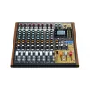 Tascam Model 12 mixer a 10 canali con registratore a 12 tracce, 20–20000 Hz, nero/legno