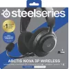 SteelSeries Arctis Nova 3P Wireless cuffie gaming wireless, Bluetooth/2,4 GHz, nere