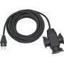 Prolunga elettrica Brennenstuhl 1167810301 10m 3 prese AC per esterni nero