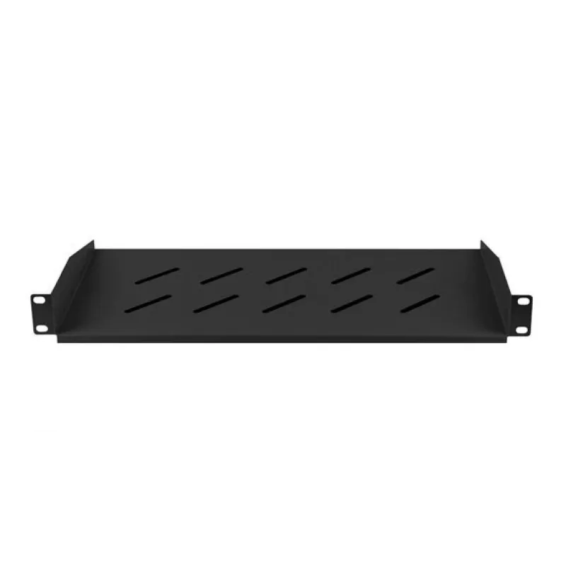 Lanberg AK-1014-B ripiano da 19 pollici 1U 483x220 mm, 25 kg, nero