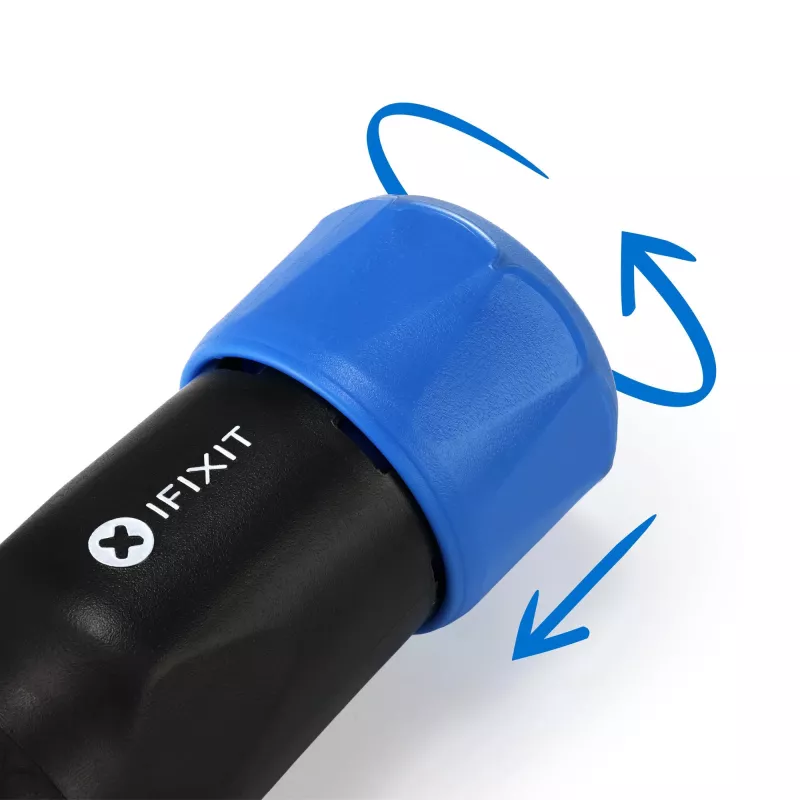 iFixit Narwhal cacciavite 6 in 1 con cappuccio girevole bloccabile, nero