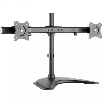 HAGOR HA FS - kit di montaggio (supporto da tavolo) - per 2 display LCD - nero - dimensione schermo: 38-68 cm (15-27