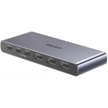 Switcher 4K HDMI / USB-C 4-in-1 con output di Unitek V1313AGY01-EU