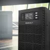 Qoltec 52284 UPS gruppo di continuità | 10kVA | 10000W | fattore di potenza 1,0 | LCD | EPO | USB | online