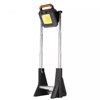 Faro telescopico NEO tools 3000 lm 99-124, regolabile in altezza, lampada da lavoro portatile