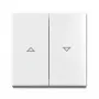 Busch-Jaeger 2504-914 Busch-balance SI tasto basculante cieco, bianco alpino