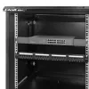 Qoltec 54488 Armadio rack da parete da 19 pollici, 12U, 600 x 635 x 450 mm, porta forata