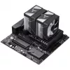 Jonsbo CR-1400 DV2 dissipatore per CPU, ARGB, 2 x 92 mm, nero