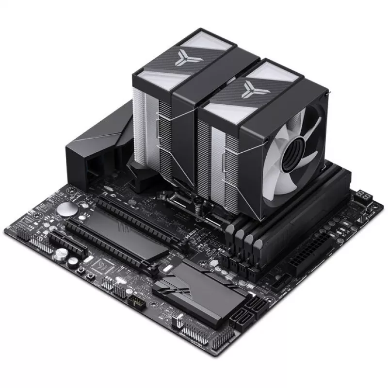 Jonsbo CR-1400 DV2 dissipatore per CPU, ARGB, 2 x 92 mm, nero
