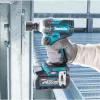 Makita TW004GZ XGT avvitatore a massa battente a batteria 40 V, 1/2 pollice, 3200 giri/min, 350 Nm, senza batteria e caricabatterie, blu/nero