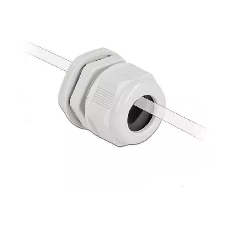 Pressacavo DeLOCK 60386 grigio plastica 2 pz.