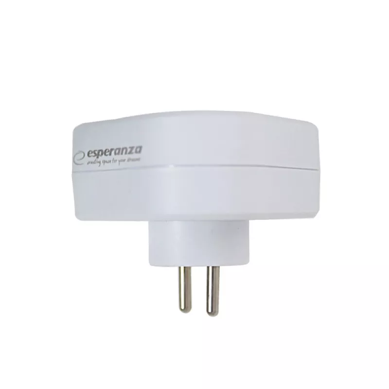 Esperanza ELK303W multipresa elettrica, 3 prese, bianca