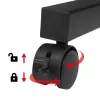 Tavolino mobile per laptop Maclean, nero, 80x60 cm, max. 50 kg, regolabile in altezza 67-115 cm, MC-124 B