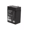 Batteria per UPS Green Cell AGM15, 6 V, 4 Ah, batteria piombo-acido sigillata (VRLA), nero, 680 g