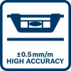 Bosch Professional 1600A01V3Z livella in metallo leggero, 120 cm, stretta