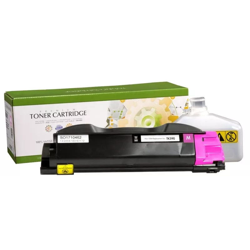 Cartuccia toner STATIC compatibile con Kyocera TK-590M magenta compatibile 5.000 pagine