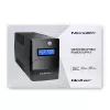 Qoltec Monolith UPS doppia conversione Online 0,65 kVA 360 W 2 prese AC