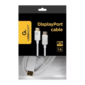 Cavo DisplayPort Gembird CC-DP2-6-W – DisplayPort a DisplayPort, 1,8 m, bianco