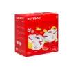 Set di ciotole OURSSON BS4781RC/DC rotondo in ceramica 3L bianco 2 pz.