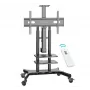 Supporto TV mobile motorizzato ONKRON TS1881E-B per TV da 50–86 pollici, nero, sollevamento elettrico, supporto VESA