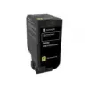 Lexmark 74C20Y0 cartuccia di toner, gialla, 3000 pagine
