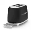 Tostapane Smeg 50's Style TSF01BLMEU 2 fette Nero Acciaio inox