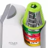 Tagliaverdure Adler AD 4815, 150 W, 5 dischi, corpo in ABS, bianco/grigio