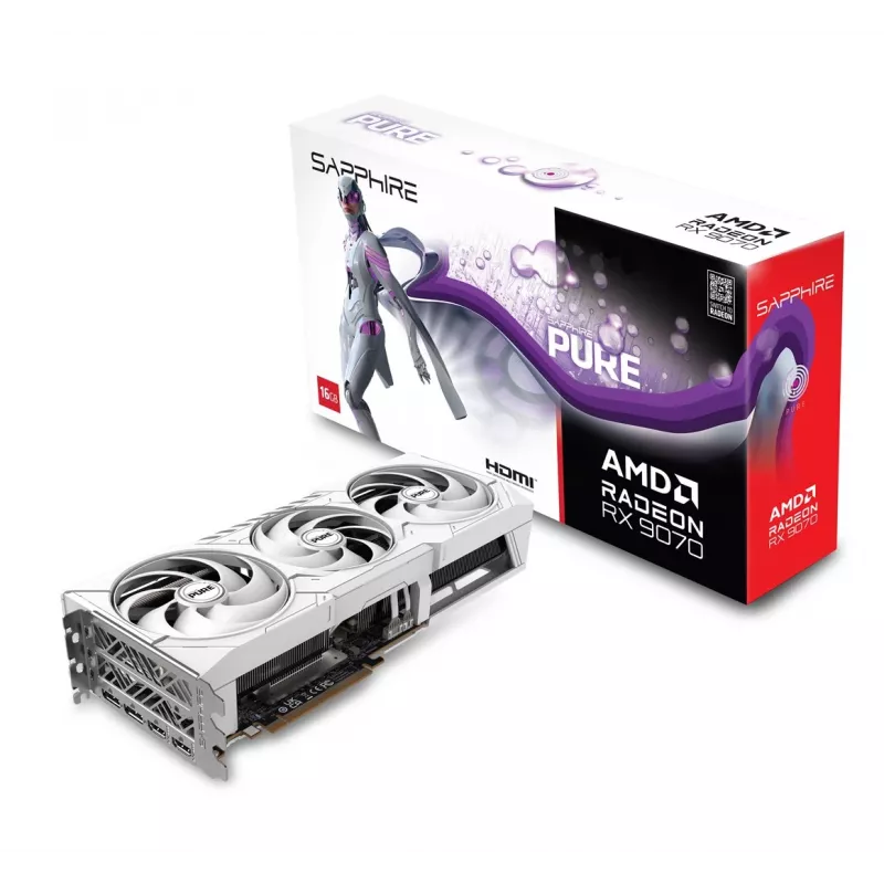SAPPHIRE Radeon RX 9070 16GB GDDR6 scheda grafica