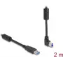 Cavo USB DeLOCK Type-A connettore maschio su Type-B connettore maschio 90° piegato verso l'alto 2 m