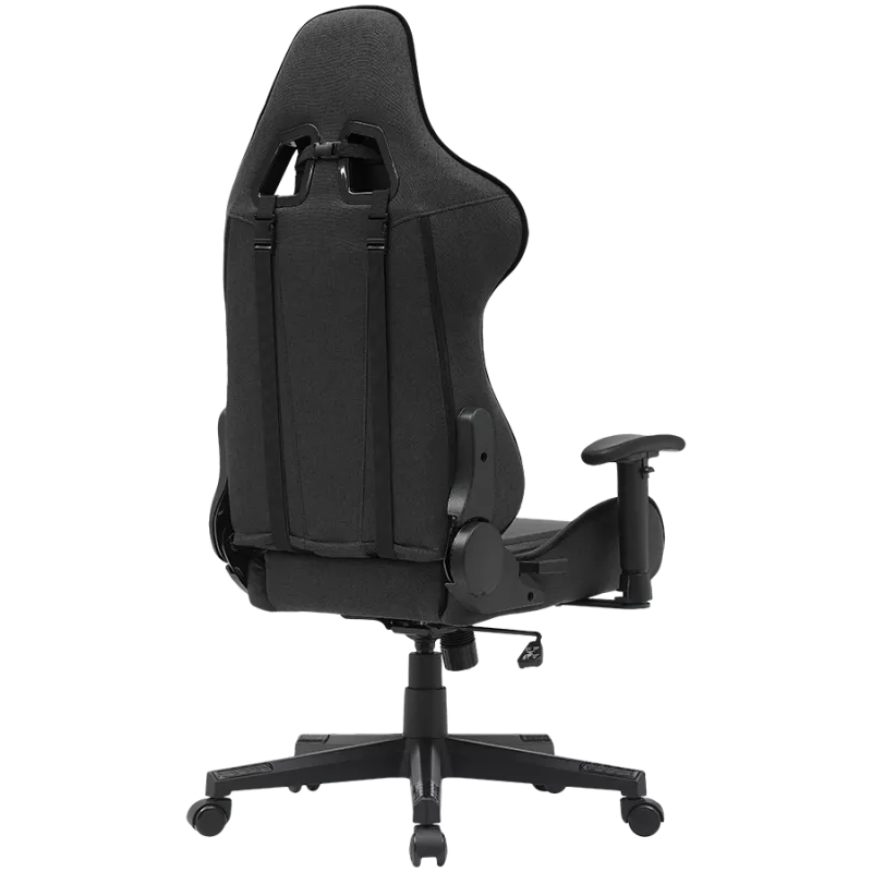 Canyon FCH01 - Crest - sedia gaming con rivestimento in tessuto - grigio