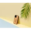 Custodia per cellulare Man and Wood per iPhone 12 mini — gatto stampato con pesce rosso