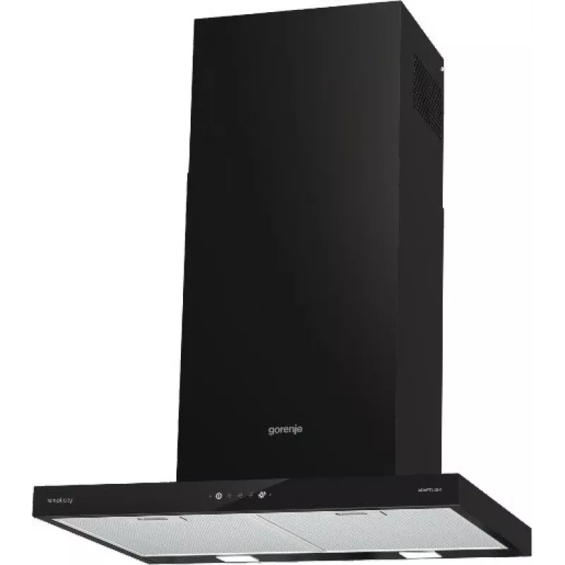Gorenje WHT6SYB installazione a parete nero 650 m³/h
