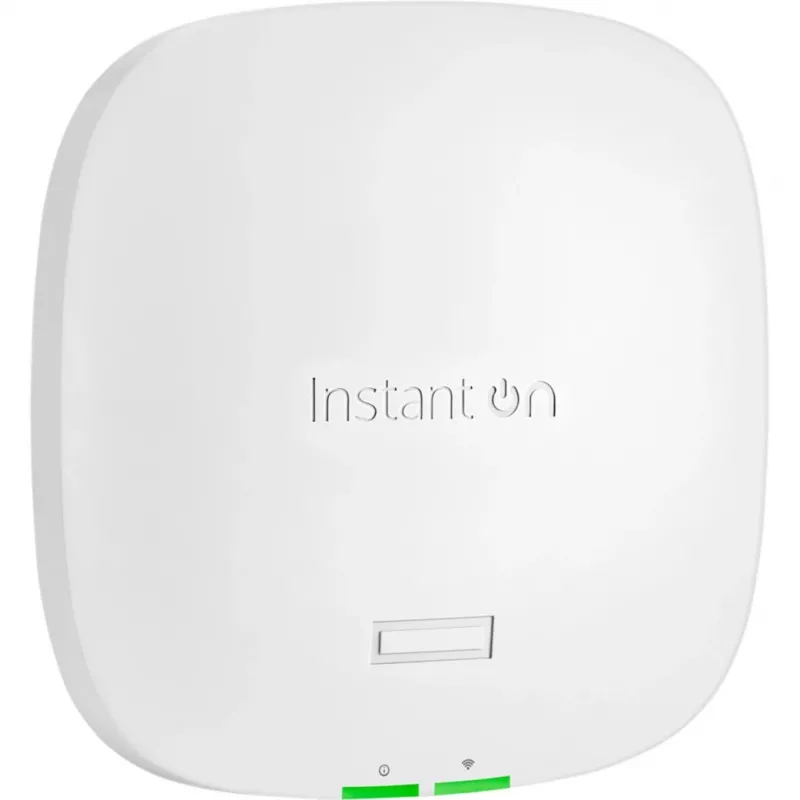 HPE Networking Instant On AP32 (EU) access point in bundle con alimentatore, dual radio, LAN da 2,5 Gbit/s, PoE, bianco