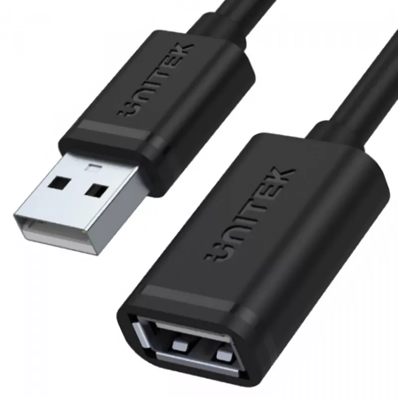 Cavo USB UNITEK Y-C447GBK 0,5 m USB 2.0 nero