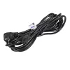 Akyga AK-PC-05C cavo di alimentazione, CEE 7/7 a IEC C13, rame 3 x 1 mm², 5 m, nero