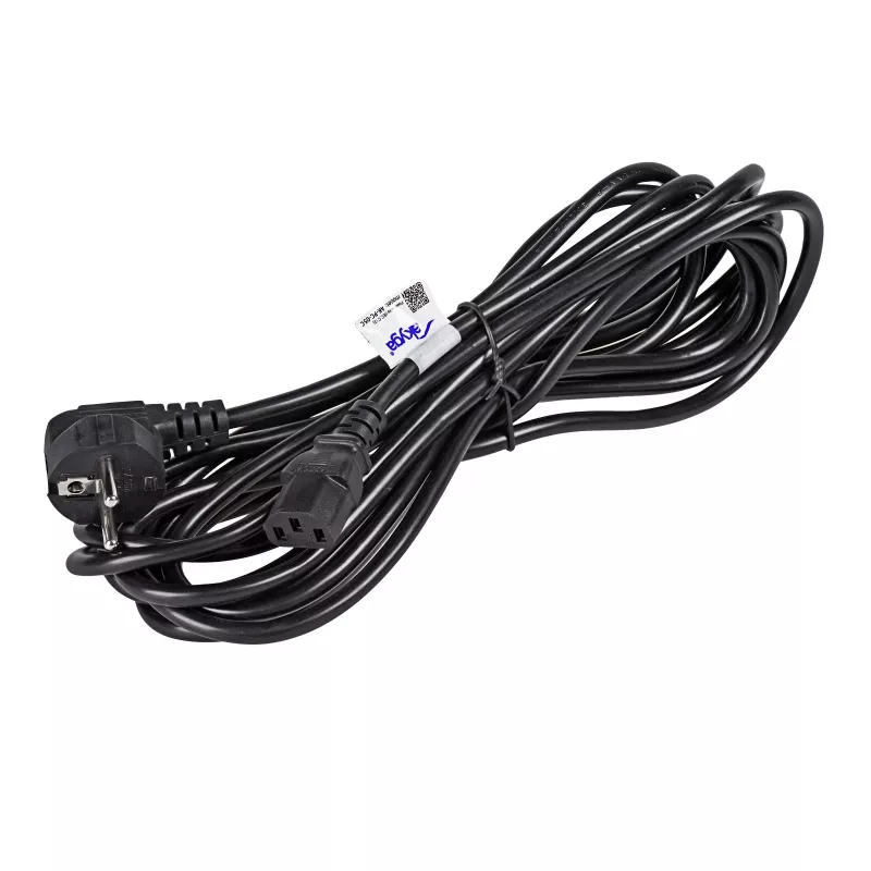 Akyga AK-PC-05C cavo di alimentazione, CEE 7/7 a IEC C13, rame 3 x 1 mm², 5 m, nero
