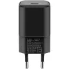 Caricabatterie Goobay 65331 caricabatterie rapido AC per interni nero USB Type-C